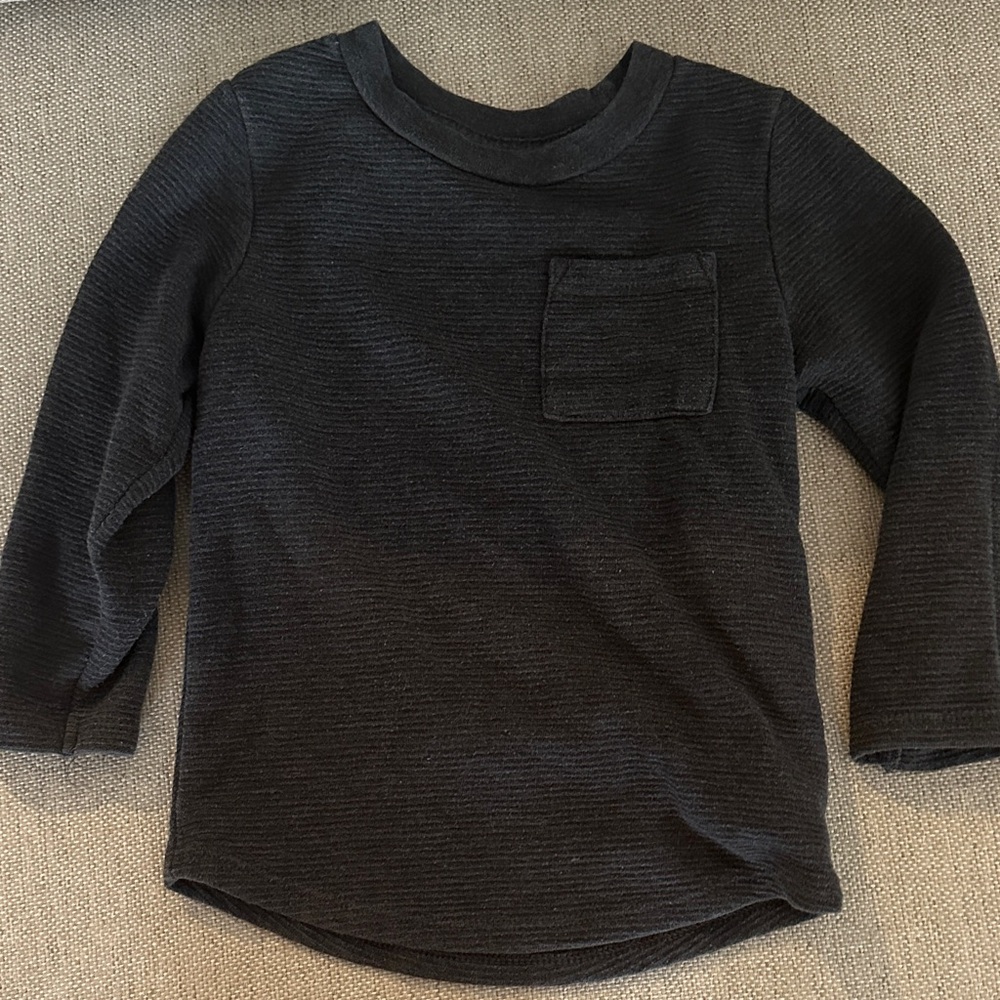 Cat & Jack Charcoal Long Sleeve Tee